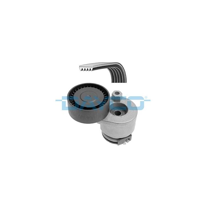 V formos rumbuotas diržas, komplektas DAYCO KPV156