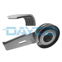 V formos rumbuotas diržas, komplektas DAYCO KPV160