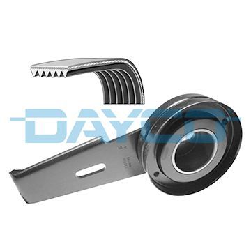 V formos rumbuotas diržas, komplektas DAYCO KPV160