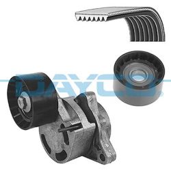 V formos rumbuotas diržas, komplektas DAYCO KPV187