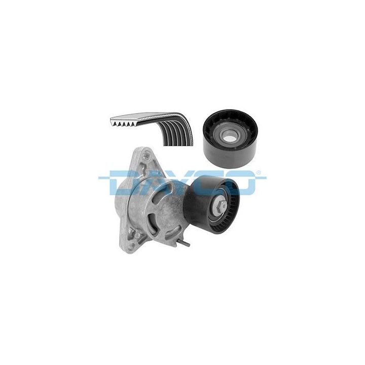 V formos rumbuotas diržas, komplektas DAYCO KPV195