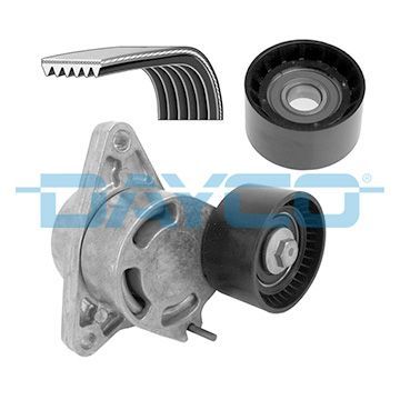 V formos rumbuotas diržas, komplektas DAYCO KPV195