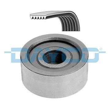 V formos rumbuotas diržas, komplektas DAYCO KPV198