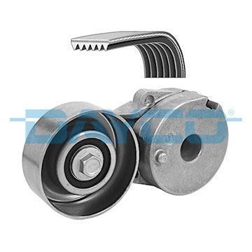 V formos rumbuotas diržas, komplektas DAYCO KPV199