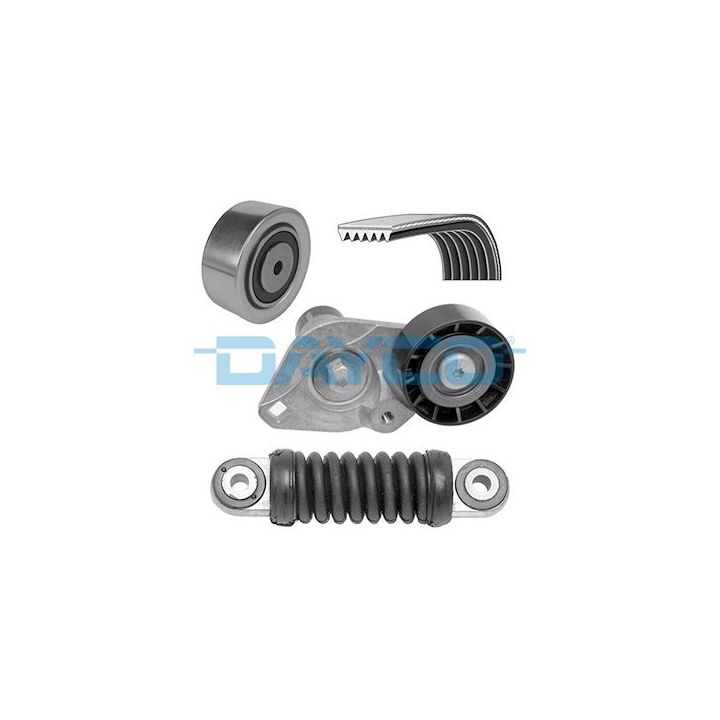 V formos rumbuotas diržas, komplektas DAYCO KPV202