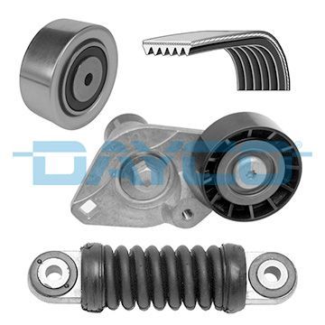 V formos rumbuotas diržas, komplektas DAYCO KPV202