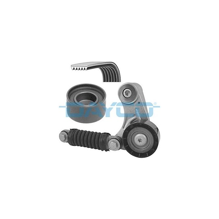 V formos rumbuotas diržas, komplektas DAYCO KPV204