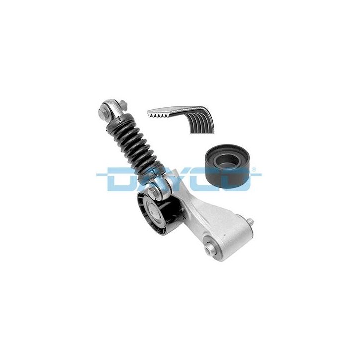 V formos rumbuotas diržas, komplektas DAYCO KPV205