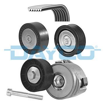 V formos rumbuotas diržas, komplektas DAYCO KPV206