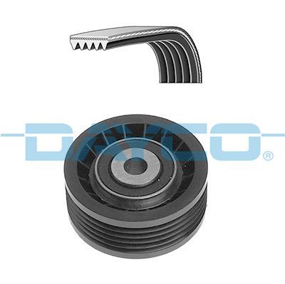 V formos rumbuotas diržas, komplektas DAYCO KPV230