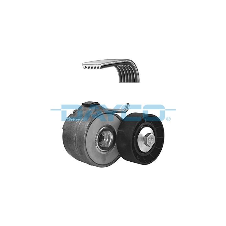 V formos rumbuotas diržas, komplektas DAYCO KPV233