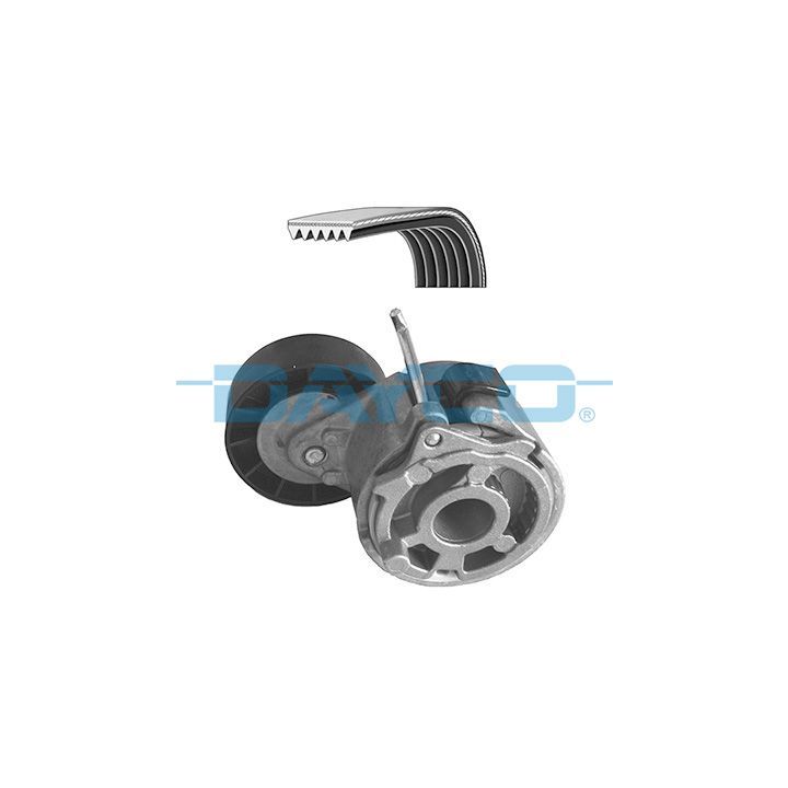 V formos rumbuotas diržas, komplektas DAYCO KPV235