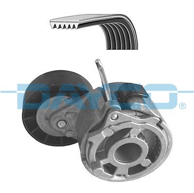 V formos rumbuotas diržas, komplektas DAYCO KPV235