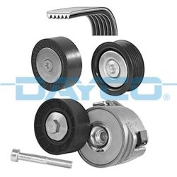 V formos rumbuotas diržas, komplektas DAYCO KPV256