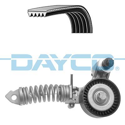 V formos rumbuotas diržas, komplektas DAYCO KPV392