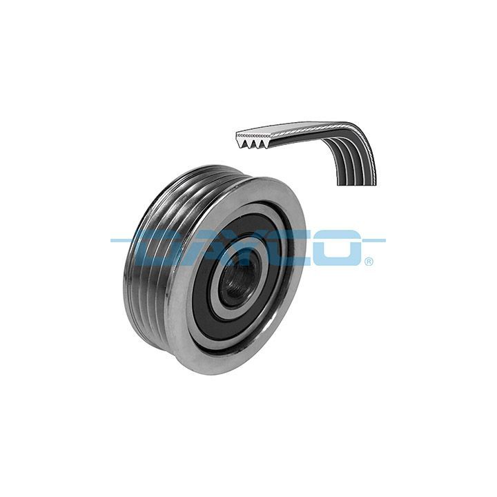 V formos rumbuotas diržas, komplektas DAYCO KPV418