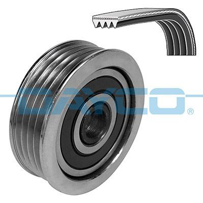 V formos rumbuotas diržas, komplektas DAYCO KPV418