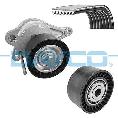 V formos rumbuotas diržas, komplektas DAYCO KPV421