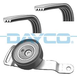 V formos rumbuotas diržas, komplektas DAYCO KPV427