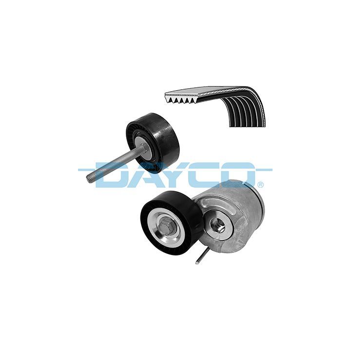 V formos rumbuotas diržas, komplektas DAYCO KPV436