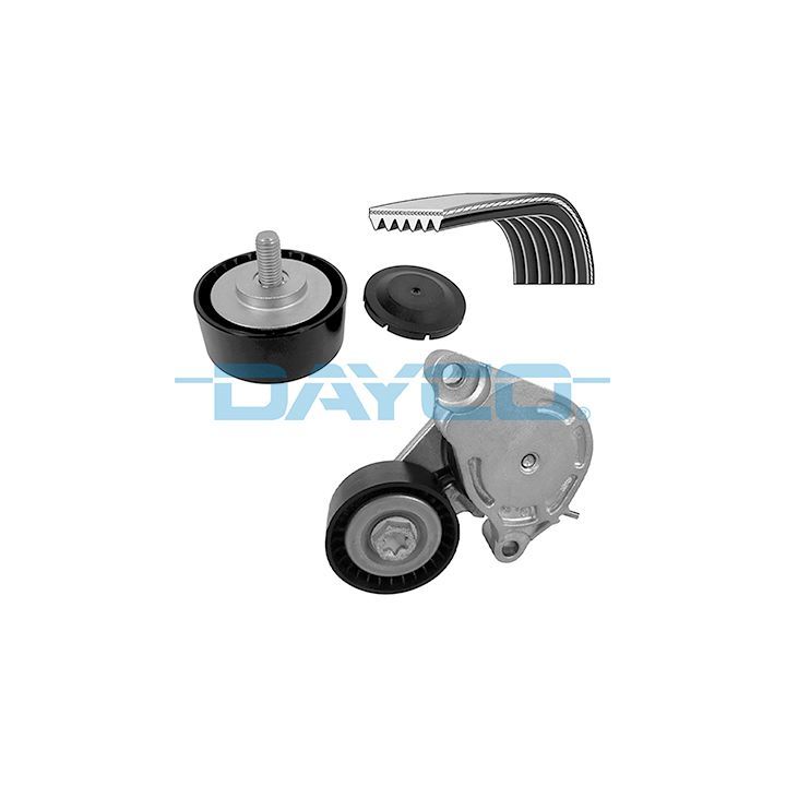 V formos rumbuotas diržas, komplektas DAYCO KPV439