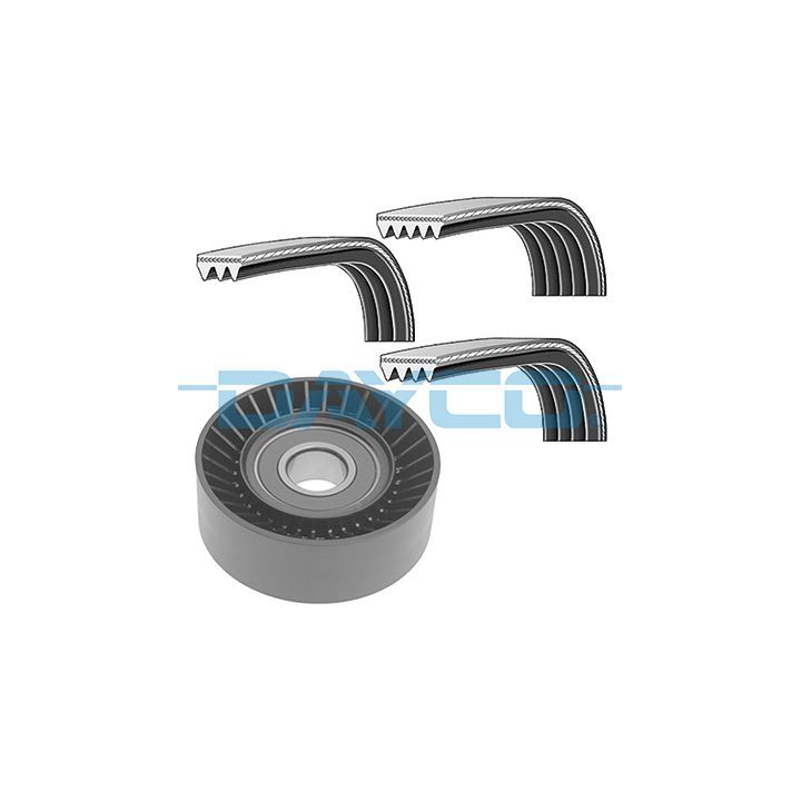 V formos rumbuotas diržas, komplektas DAYCO KPV476