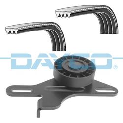 V formos rumbuotas diržas, komplektas DAYCO KPV486