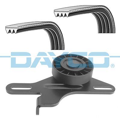 V formos rumbuotas diržas, komplektas DAYCO KPV486