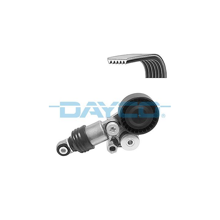 V formos rumbuotas diržas, komplektas DAYCO KPV495