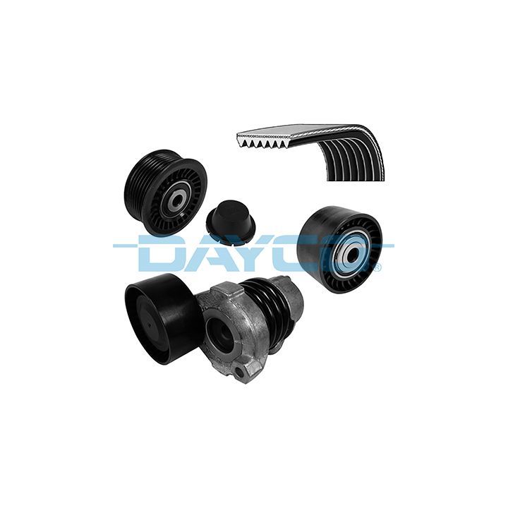 V formos rumbuotas diržas, komplektas DAYCO KPV501