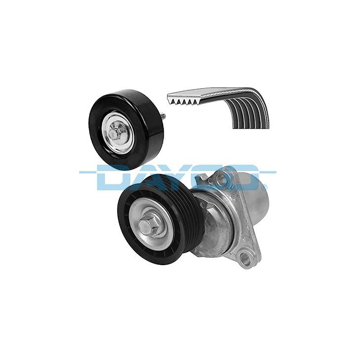 V formos rumbuotas diržas, komplektas DAYCO KPV506