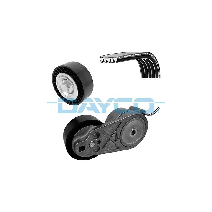 V formos rumbuotas diržas, komplektas DAYCO KPV507