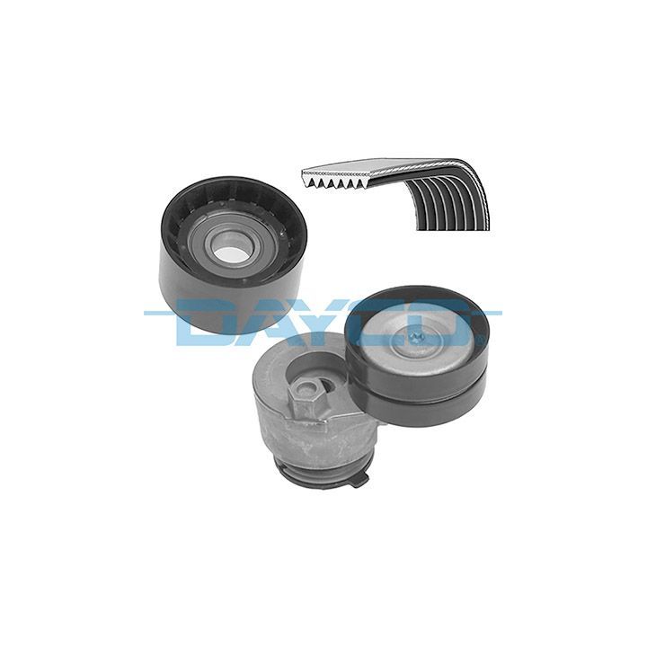 V formos rumbuotas diržas, komplektas DAYCO KPV538