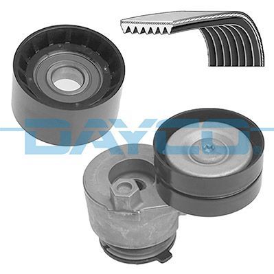 V formos rumbuotas diržas, komplektas DAYCO KPV538