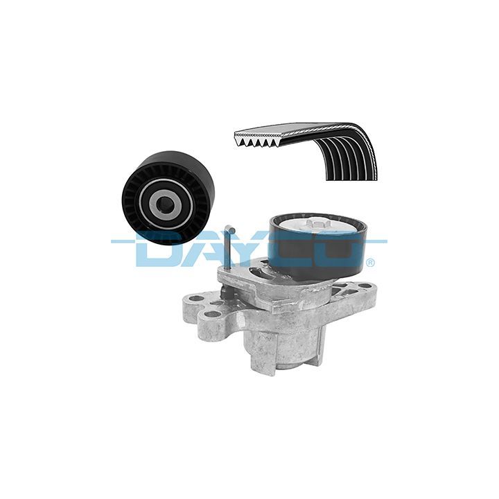 V formos rumbuotas diržas, komplektas DAYCO KPV542