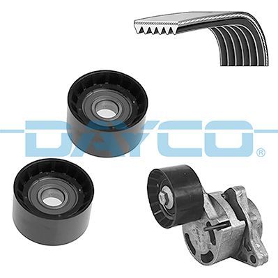 V formos rumbuotas diržas, komplektas DAYCO KPV561