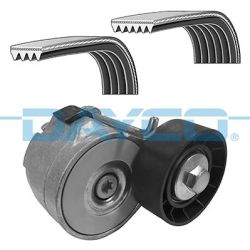 V formos rumbuotas diržas, komplektas DAYCO KPV677