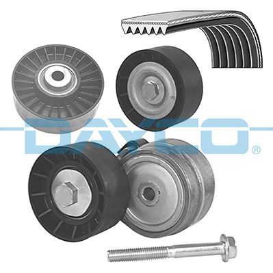 V formos rumbuotas diržas, komplektas DAYCO KPV686