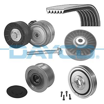 V formos rumbuotas diržas, komplektas DAYCO KPV688