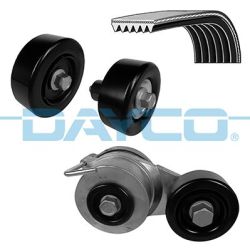 V formos rumbuotas diržas, komplektas DAYCO KPV725