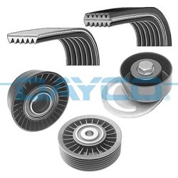 V formos rumbuotas diržas, komplektas DAYCO KPV777