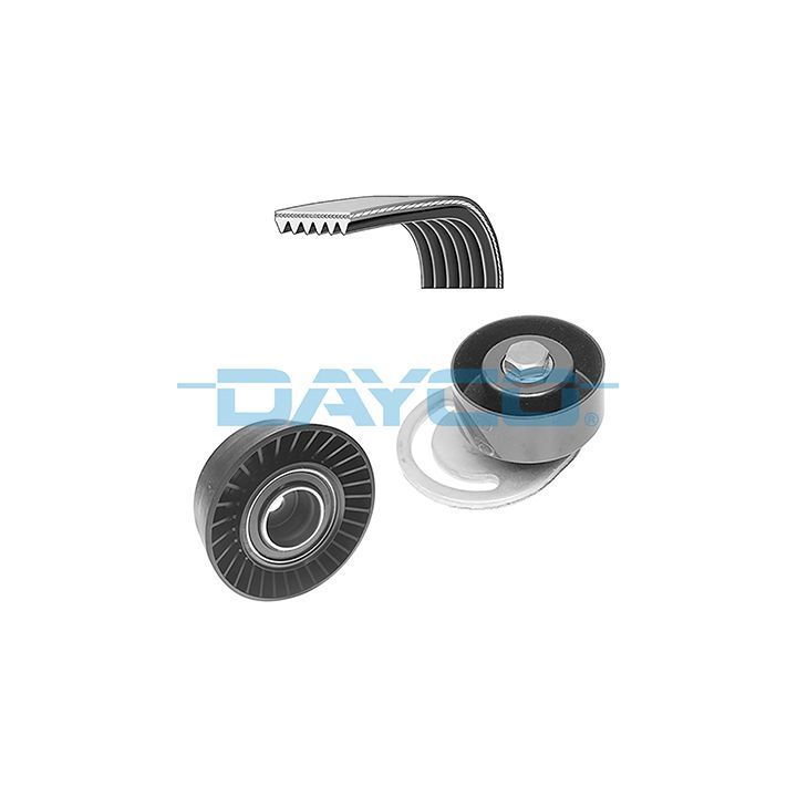 V formos rumbuotas diržas, komplektas DAYCO KPV778