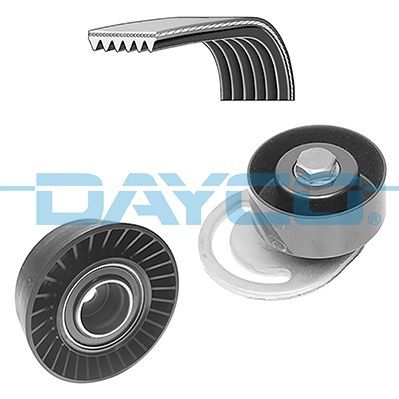 V formos rumbuotas diržas, komplektas DAYCO KPV778