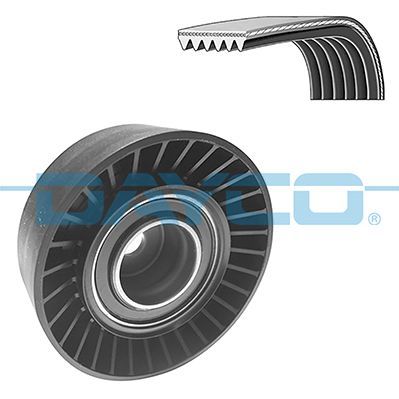 V formos rumbuotas diržas, komplektas DAYCO KPV802