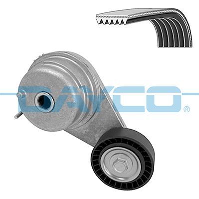 V formos rumbuotas diržas, komplektas DAYCO KPV804