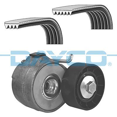 V formos rumbuotas diržas, komplektas DAYCO KPV805