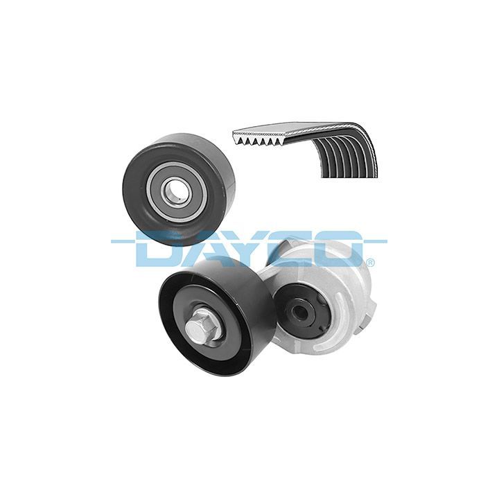 V formos rumbuotas diržas, komplektas DAYCO KPV846