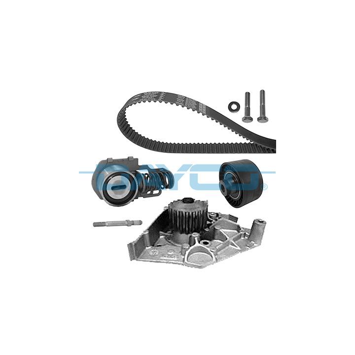 Vandens siurblio ir paskirstymo diržo komplektas DAYCO KTBWP1190