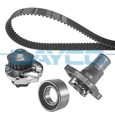 Vandens siurblio ir paskirstymo diržo komplektas DAYCO KTBWP1540T1