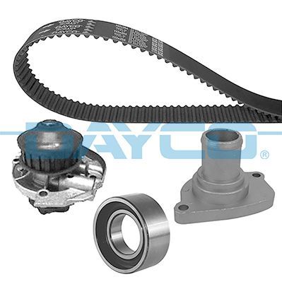 Vandens siurblio ir paskirstymo diržo komplektas DAYCO KTBWP1540T2